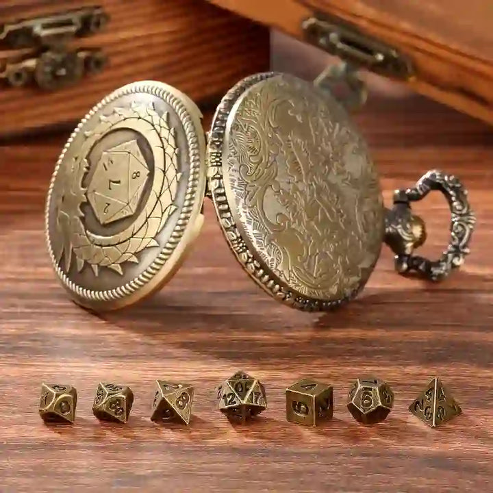 WorldNorse Bronze Dragon Mini Dice Waist Chain - image 6
