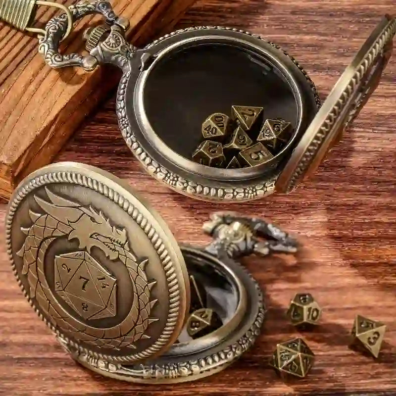 WorldNorse Bronze Dragon Mini Dice Waist Chain - image 4