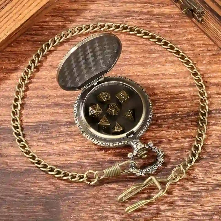 WorldNorse Bronze Dragon Mini Dice Waist Chain - image 5