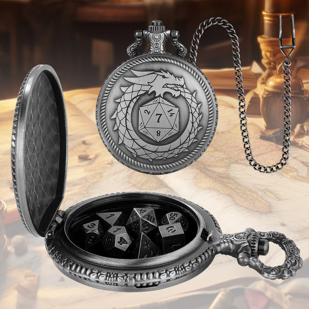 WorldNorse Bronze Dragon Mini Dice Waist Chain - image 11