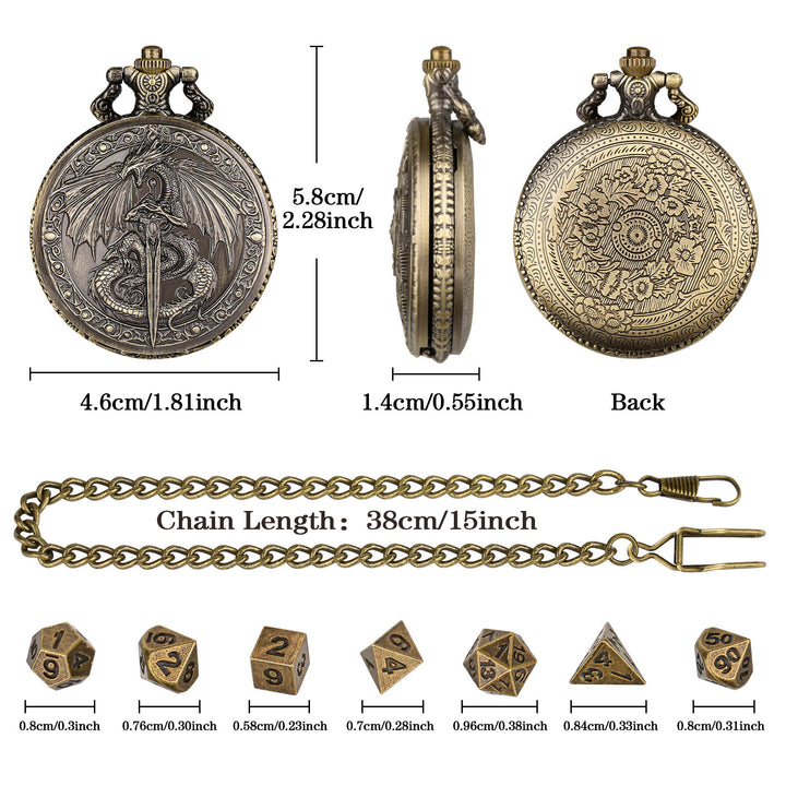 WorldNorse Sword Dragon Case Dice Waist Chain - image 6