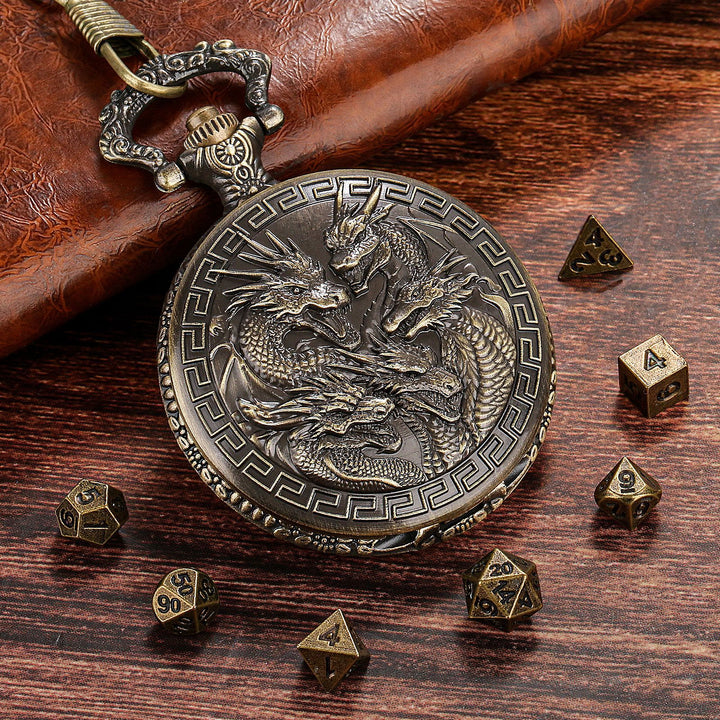 WorldNorse Viking Dragon Engraved Dice Waist Chain - image 3