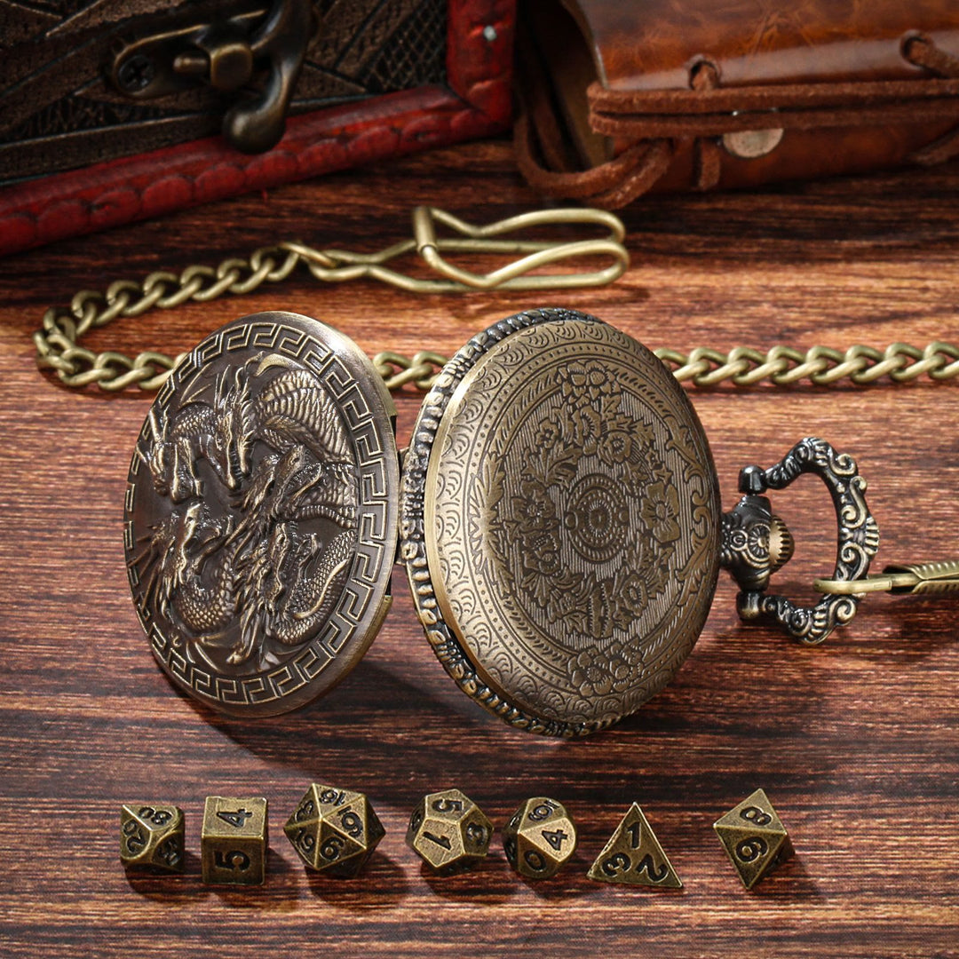 WorldNorse Viking Dragon Engraved Dice Waist Chain - image 3