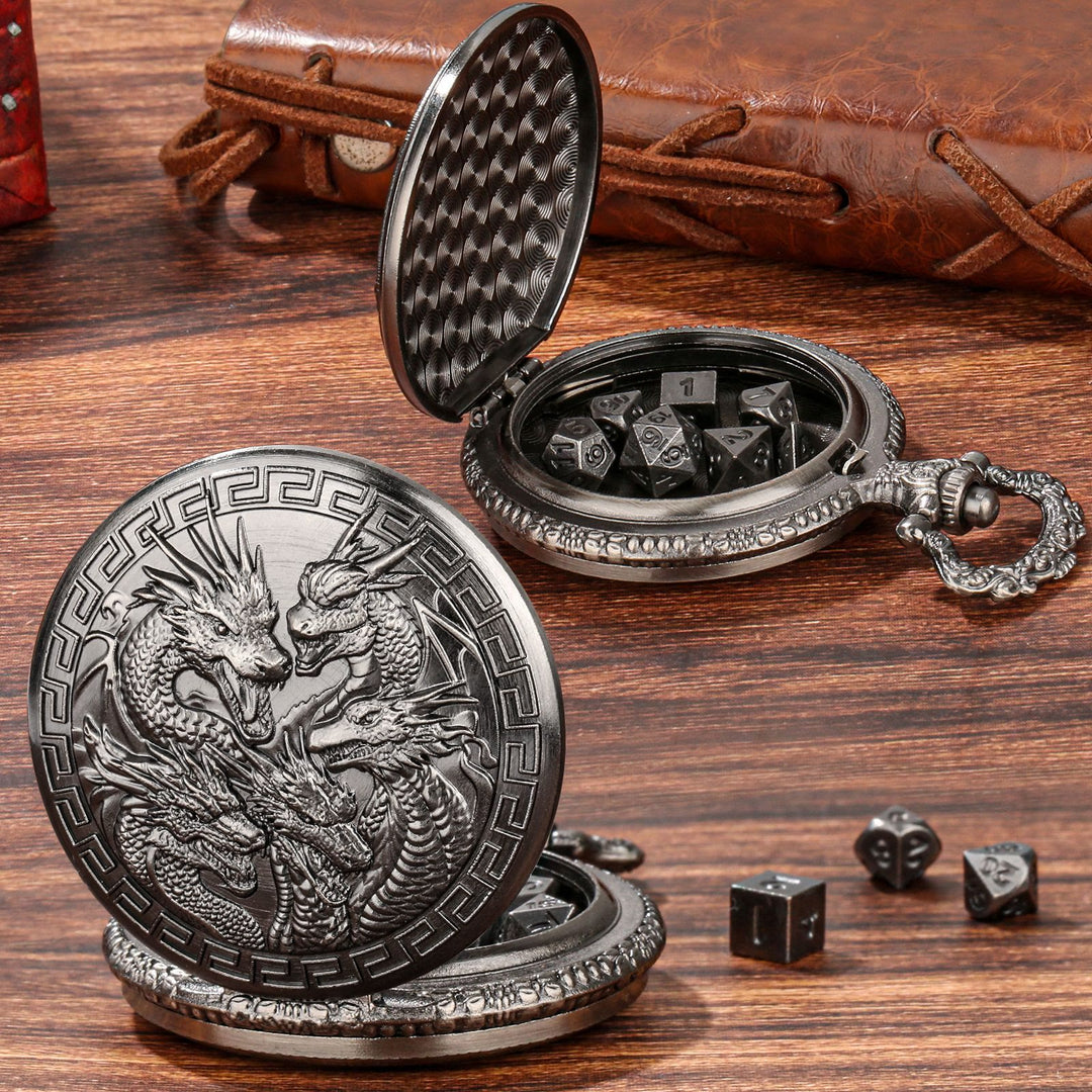 WorldNorse Viking Dragon Engraved Dice Waist Chain - image 11