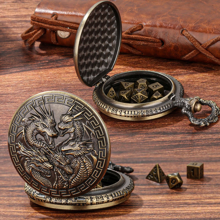 WorldNorse Viking Dragon Engraved Dice Waist Chain - image 4