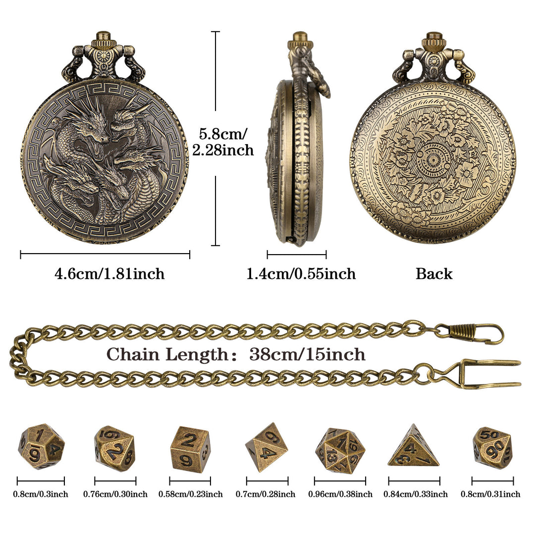 WorldNorse Viking Dragon Engraved Dice Waist Chain - image 7