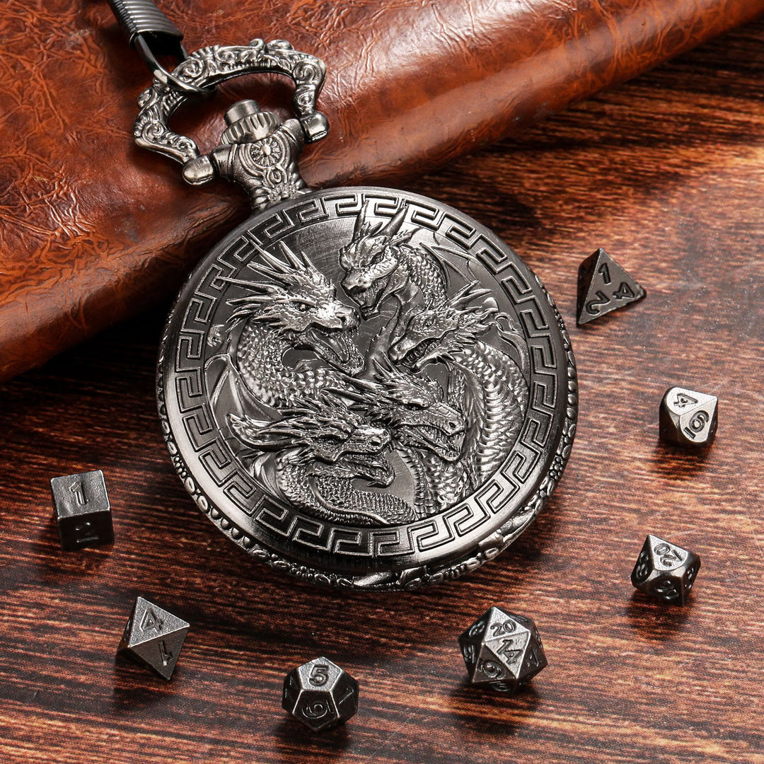 WorldNorse Viking Dragon Engraved Dice Waist Chain - image 8