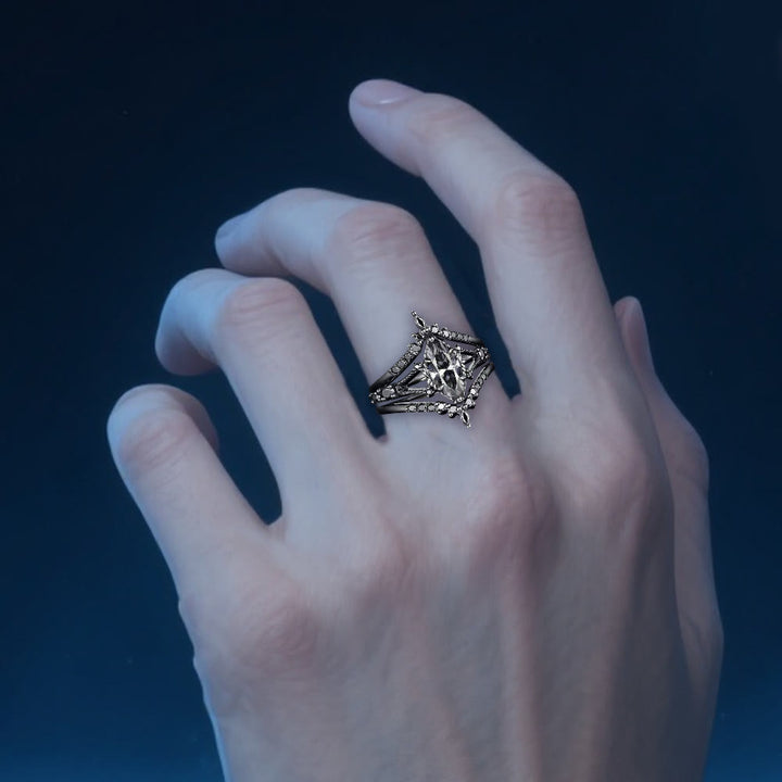 WorldNorse Shadow Light Queen Of Asgard Ring - image 1