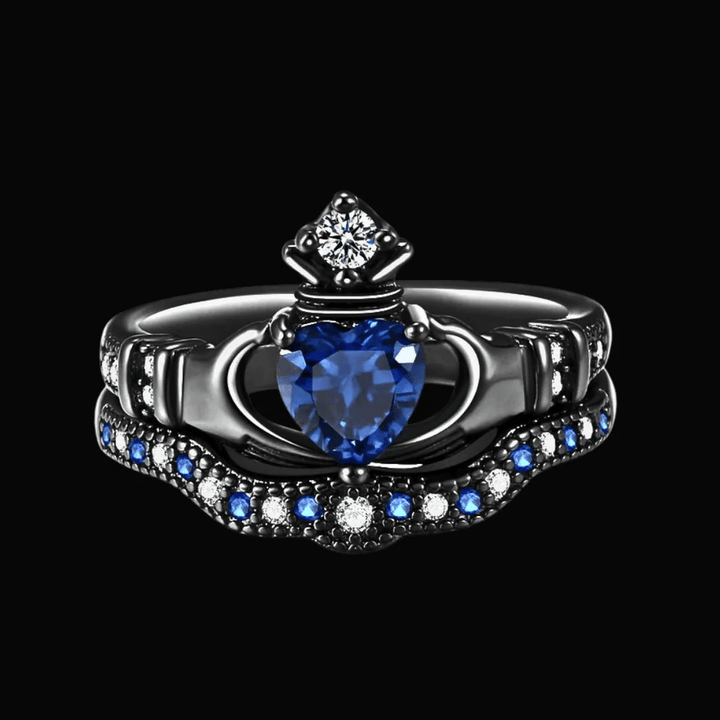 WorldNorse Crownbound Heart Ring - UK Size V1/2（US 11） - image 1