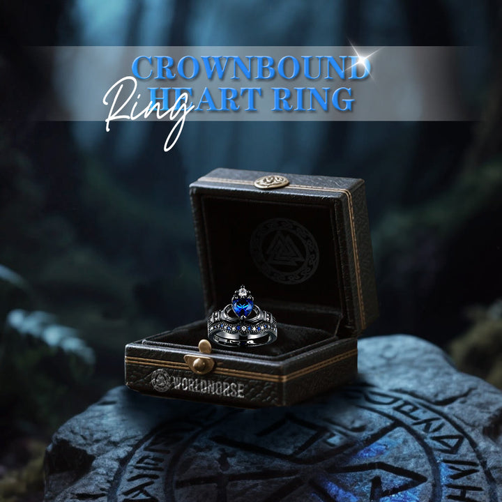 WorldNorse Crownbound Heart Ring - image 2