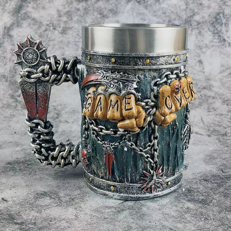 WorldNorse Gothic Game Over Beer Mug - image 2