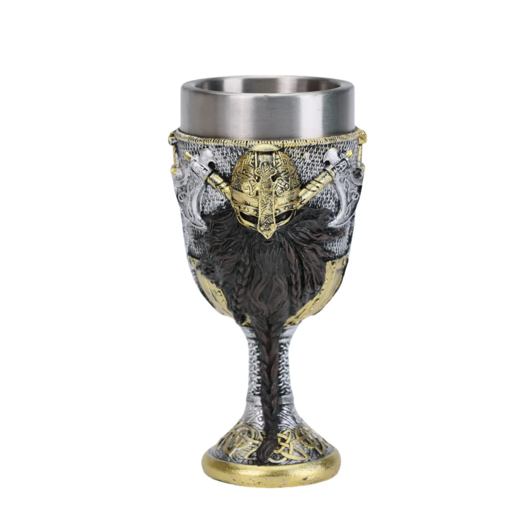 WorldNorse Viking Axe Warrior Wine Goblet - image 8