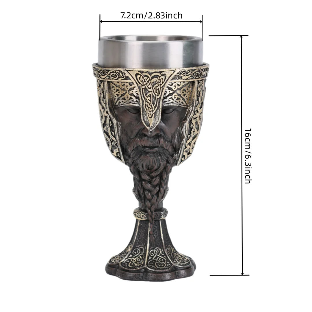 WorldNorse Viking Axe Warrior Wine Goblet - image 5