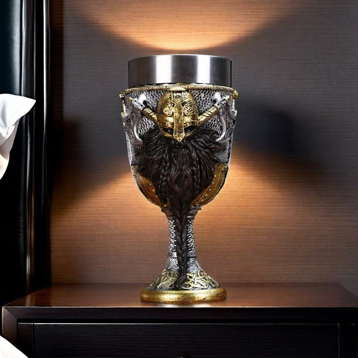 WorldNorse Viking Axe Warrior Wine Goblet - image 7