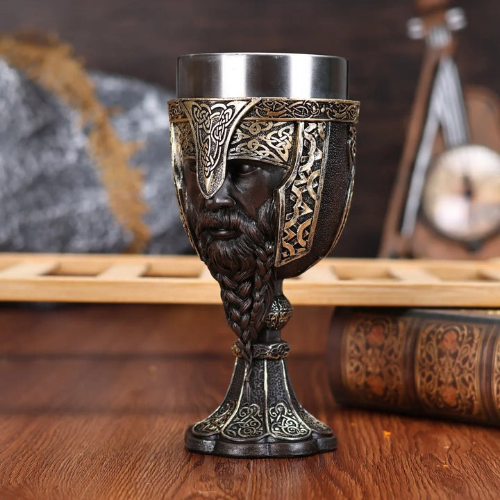 WorldNorse Viking Axe Warrior Wine Goblet - image 2