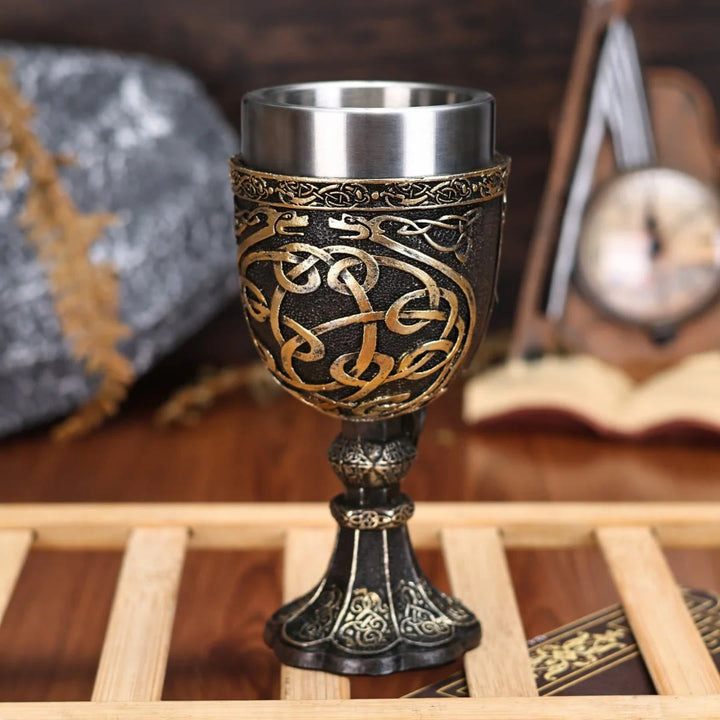 WorldNorse Viking Axe Warrior Wine Goblet - image 4