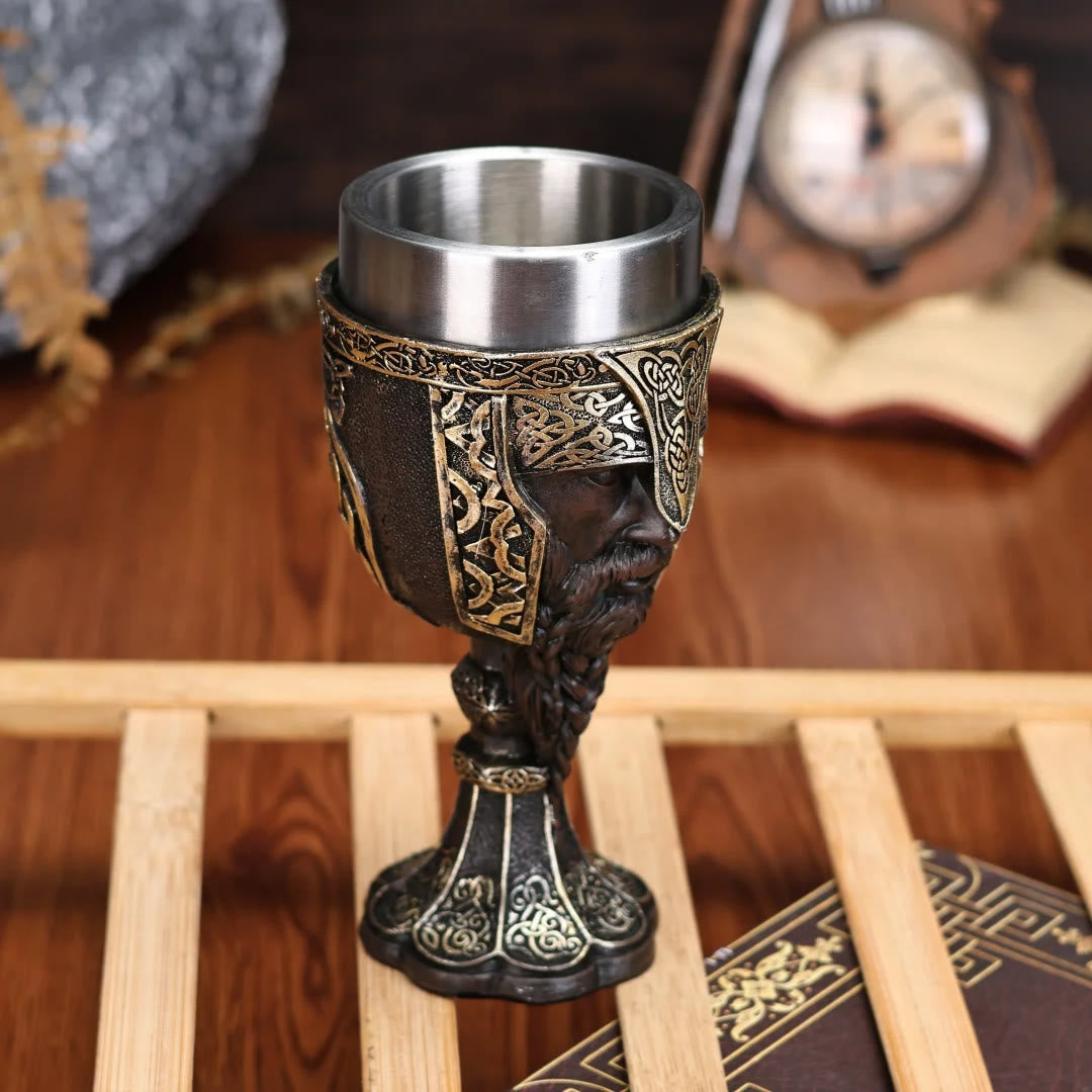WorldNorse Viking Axe Warrior Wine Goblet - image 3
