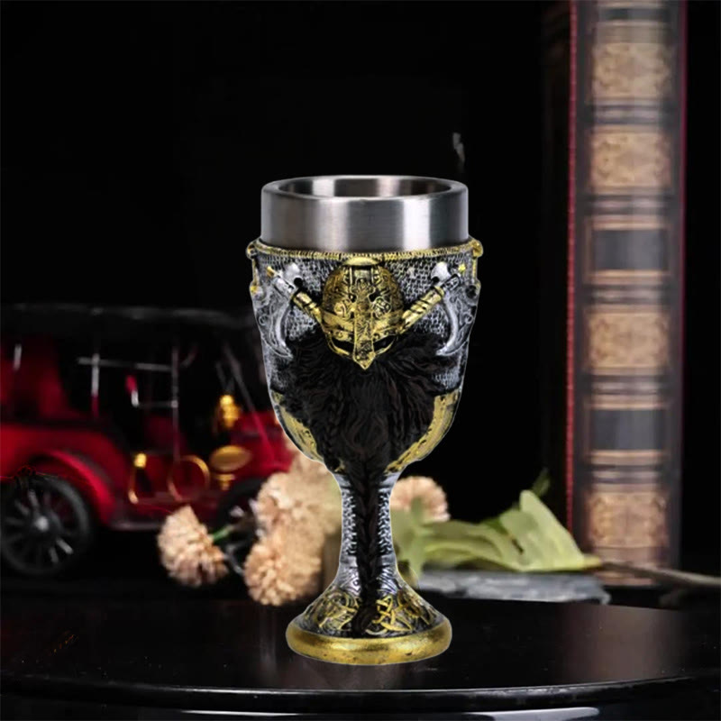 WorldNorse Viking Axe Warrior Wine Goblet - Viking Axe Goblet - image 6