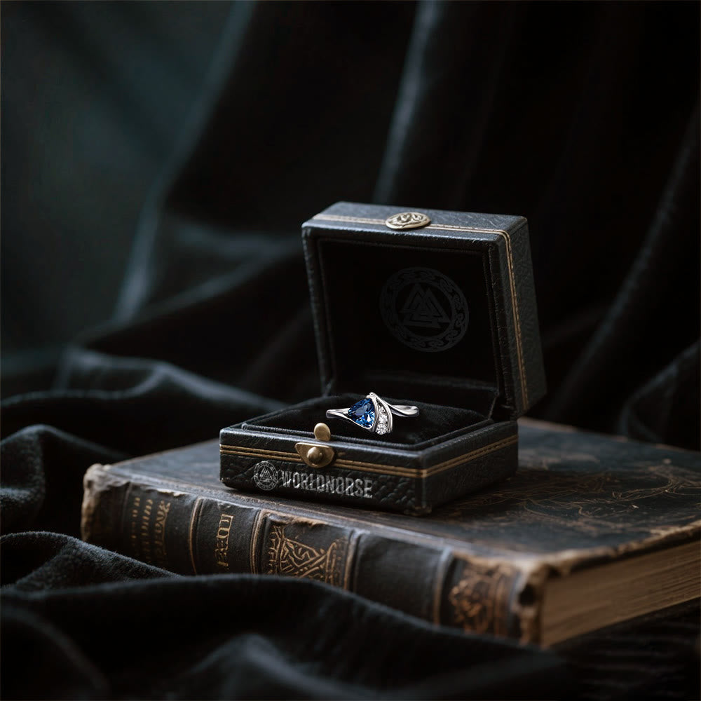 WorldNorse Northern Tide Sapphire Ring - image 4