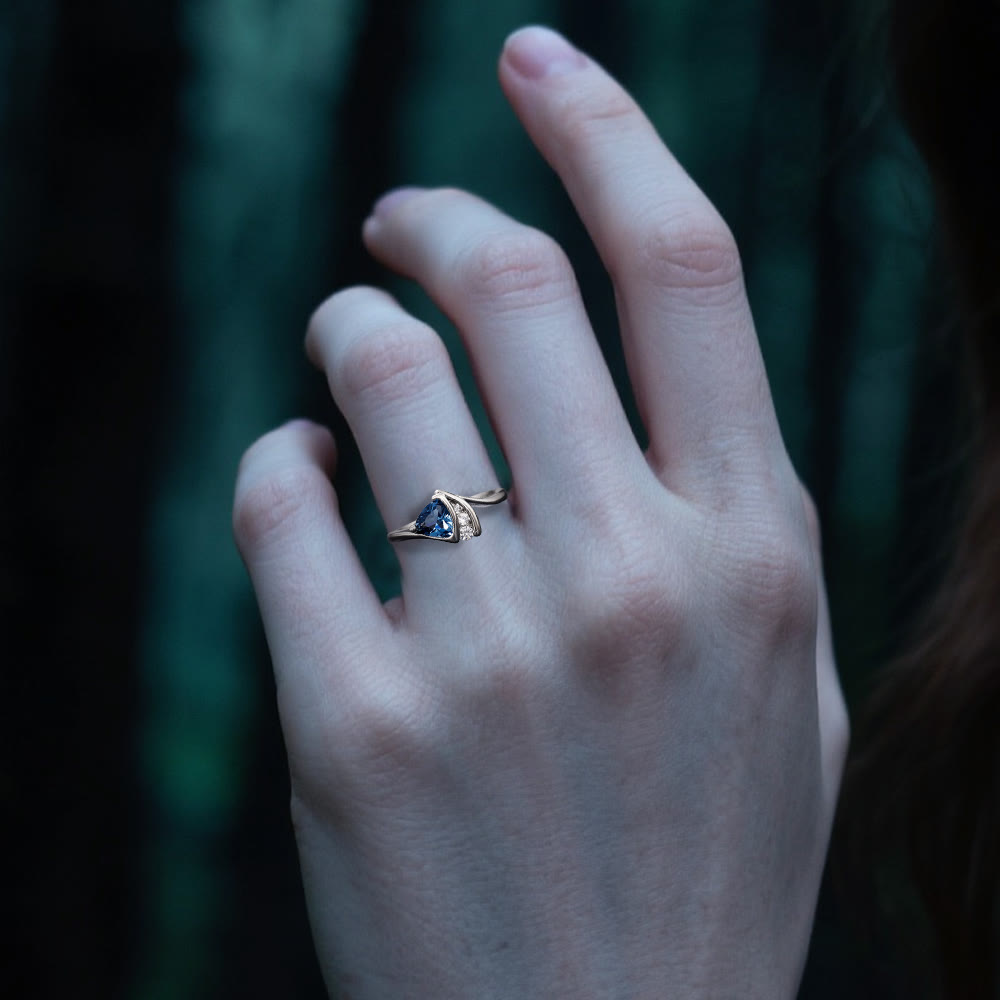 WorldNorse Northern Tide Sapphire Ring - image 1