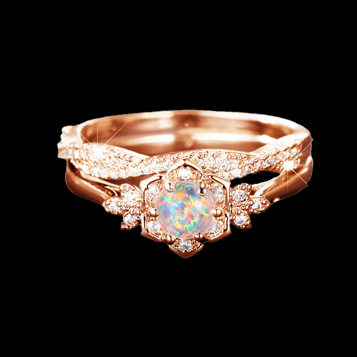 WorldNorse Snowflower Crown Ring - Rose Gold - UK Size V1/2（US 11） - image 5