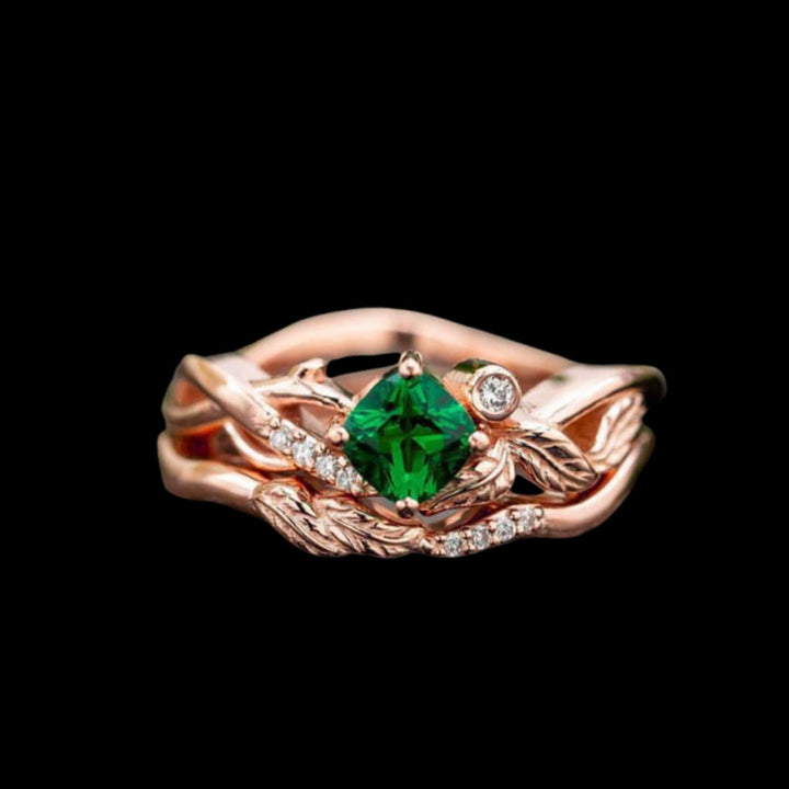 WorldNorse Enchanted Grove Verdant Branch Ring - UK Size T1/2（US 10） - image 0
