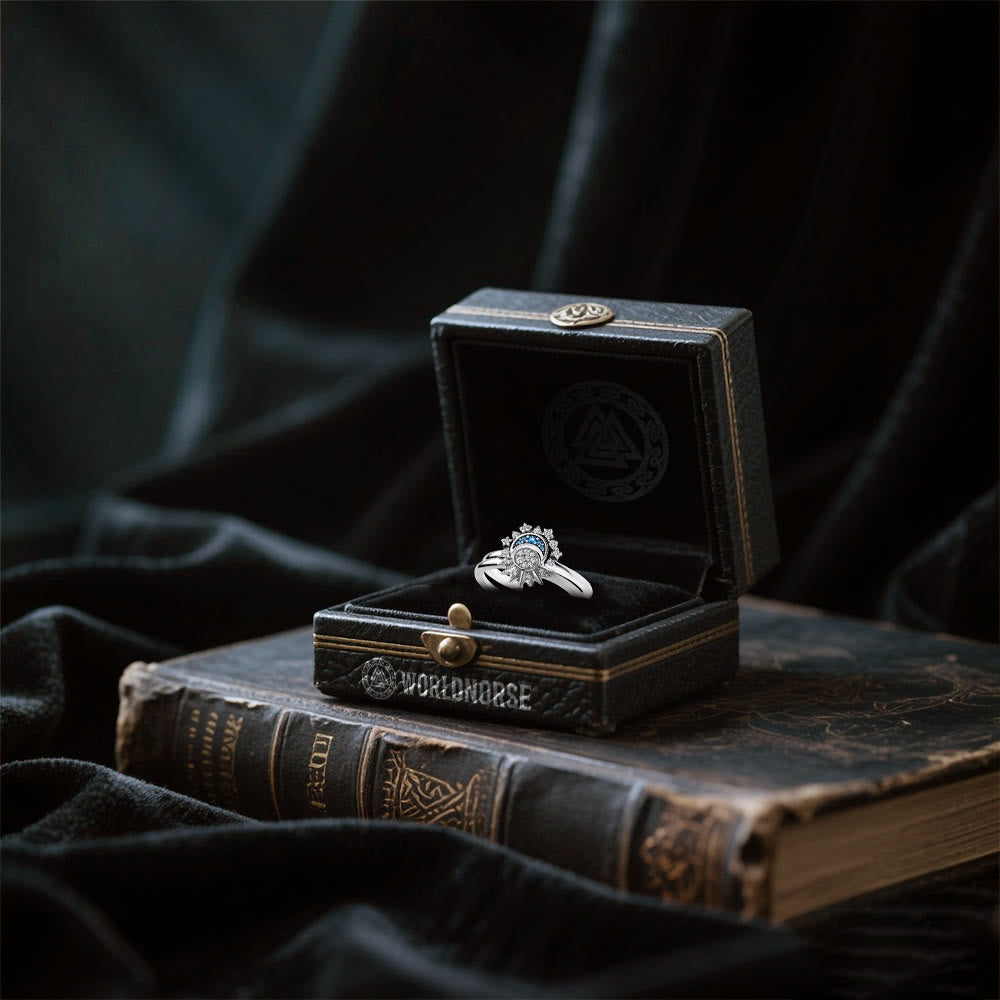 WorldNorse Máni Sun & Moon Ring Set - image 9