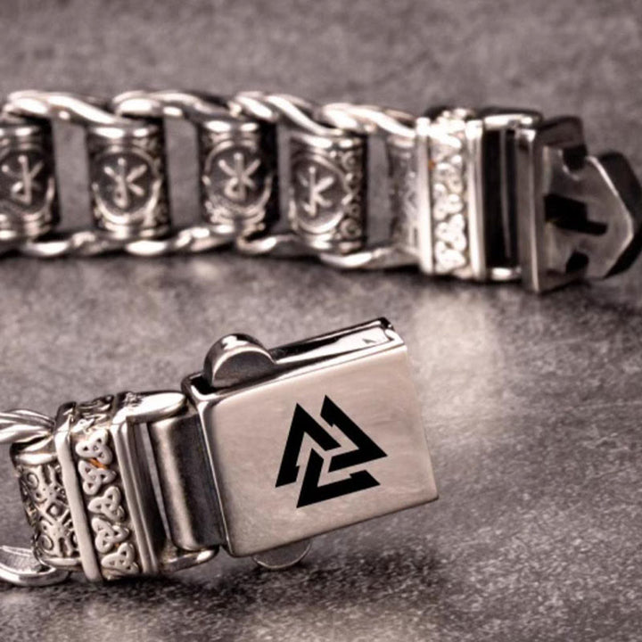 WorldNorse Viking Rune Barrel Chain Bracelet - image 7