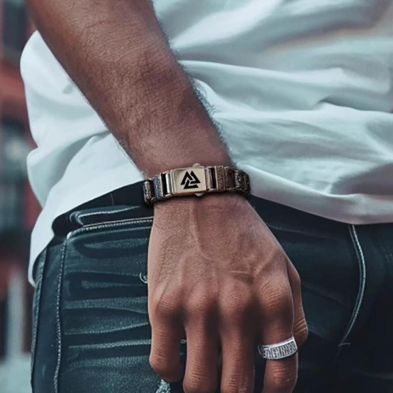 WorldNorse Viking Rune Barrel Chain Bracelet - image 8