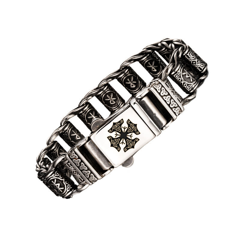 WorldNorse Viking Rune Barrel Chain Bracelet - Mjolnir - 22cm - image 11