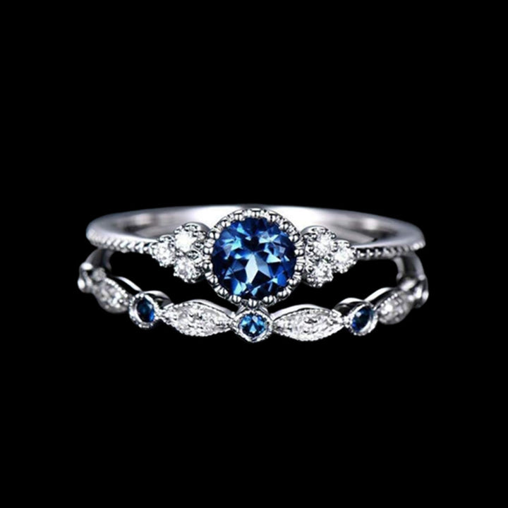 WorldNorse Norse Lovebond Ring - Blue - UK Size T1/2（US 10） - image 6