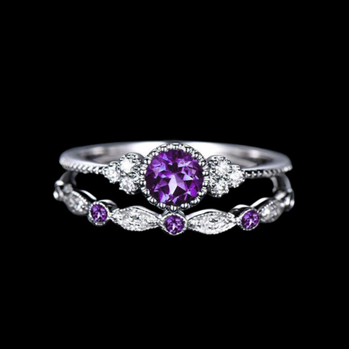 WorldNorse Norse Lovebond Ring - Purple - UK Size T1/2（US 10） - image 11