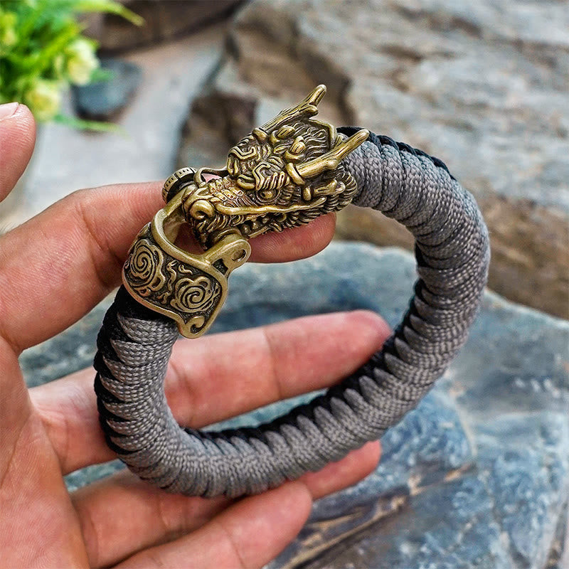 WorldNorse Mythology Norse Dragon Paracord Braided Bracelet - image 11