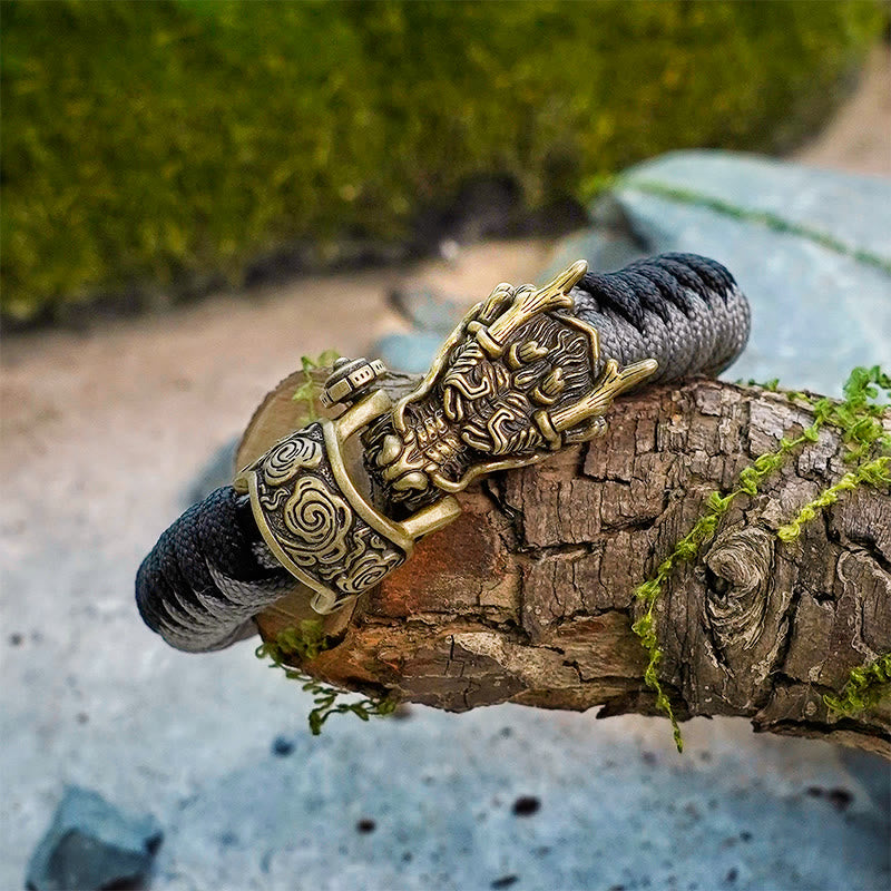 WorldNorse Mythology Norse Dragon Paracord Braided Bracelet - image 10