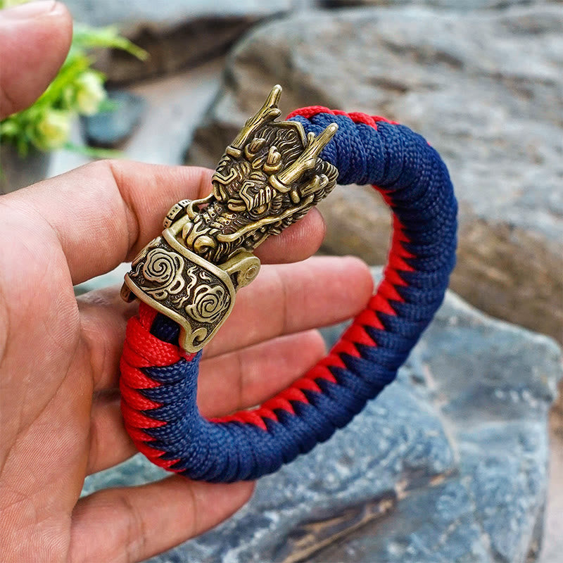 WorldNorse Mythology Norse Dragon Paracord Braided Bracelet - image 3
