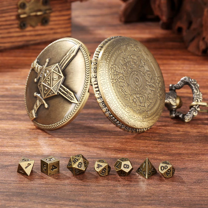WorldNorse Dual Swords Polyhedral Dice Waist Chain - image 3