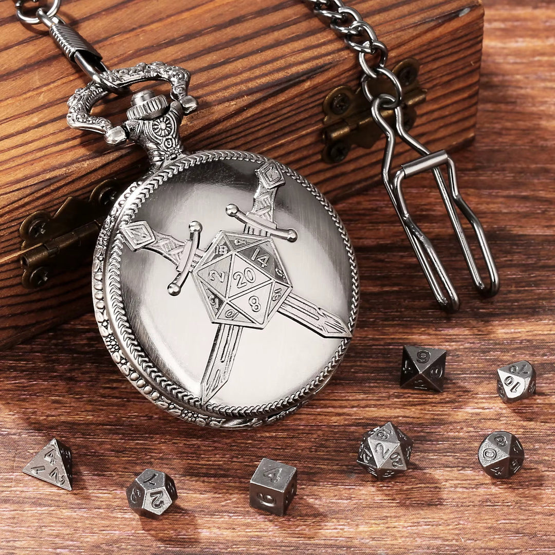 WorldNorse Dual Swords Polyhedral Dice Waist Chain - image 7