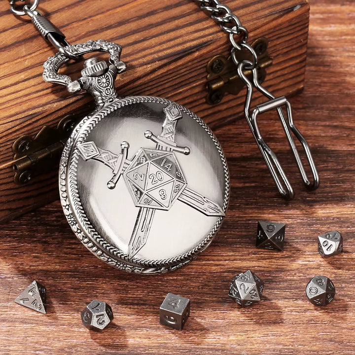 WorldNorse Dual Swords Polyhedral Dice Waist Chain - image 7