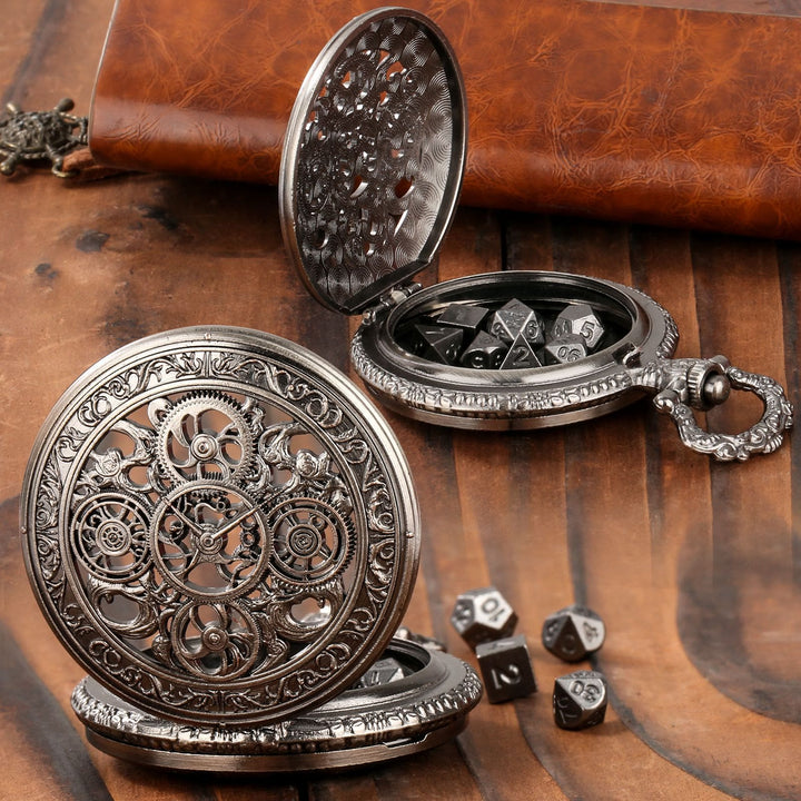 WorldNorse Punk Hollow Gears Mini Dice Set Waist Chain - image 8