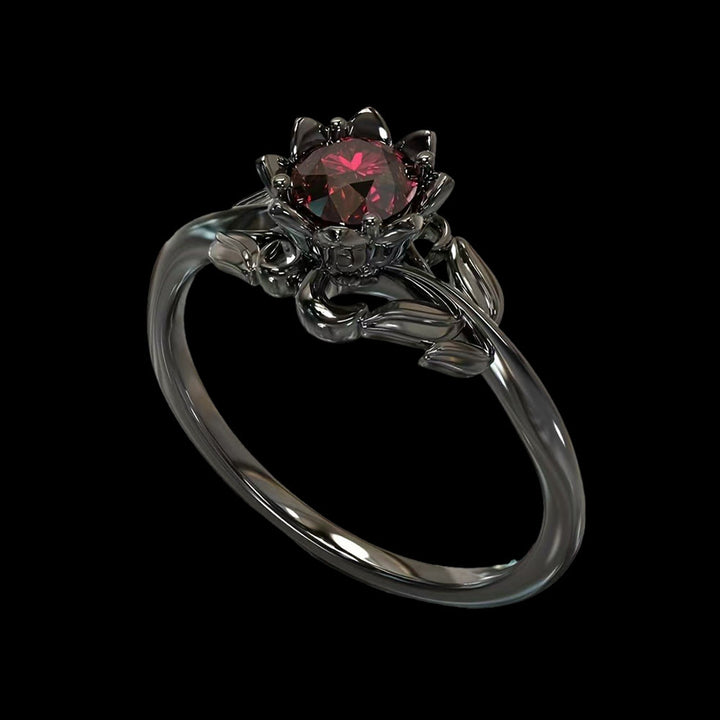 WorldNorse Aurora Flower Knot Ring - Red - UK Size V1/2（US 11） - image 6
