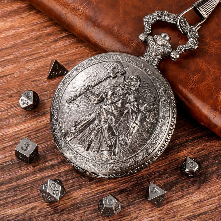 WorldNorse Viking Axe Barbarians Multi-sided Dice Set Waist Chain - image 6