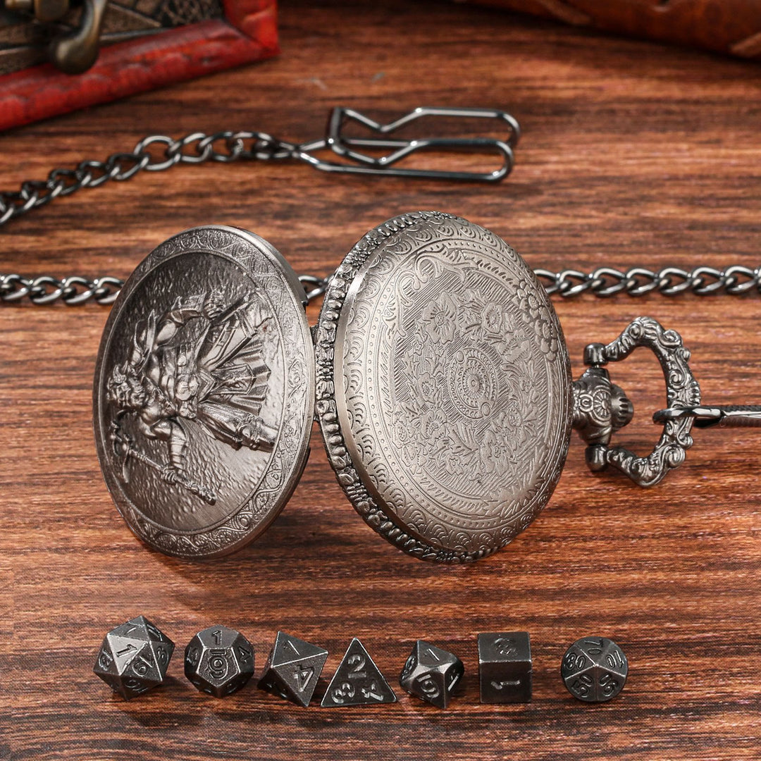 WorldNorse Viking Axe Barbarians Multi-sided Dice Set Waist Chain - image 8