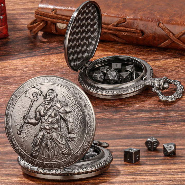 WorldNorse Viking Axe Barbarians Multi-sided Dice Set Waist Chain - image 7