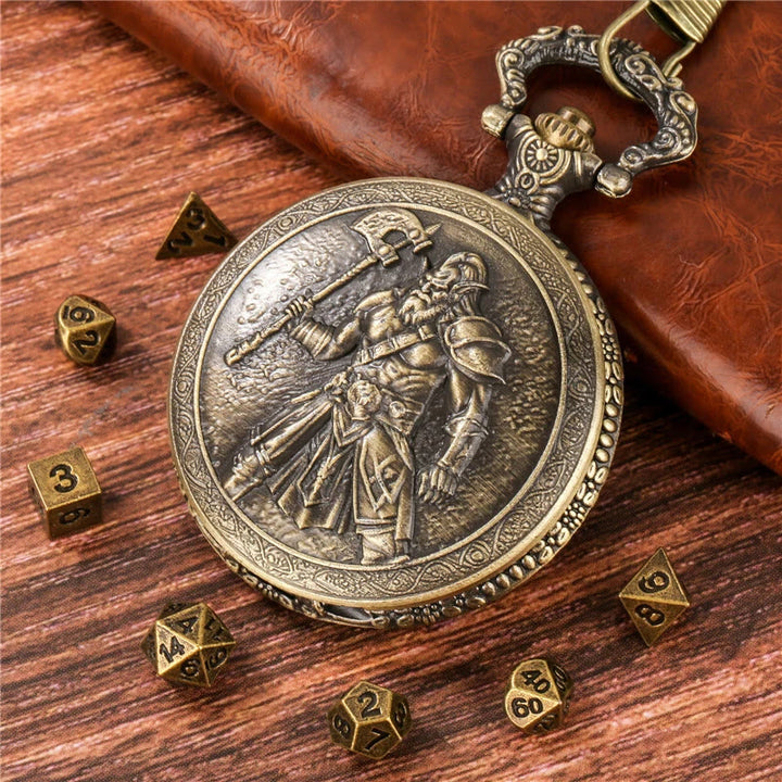 WorldNorse Viking Axe Barbarians Multi-sided Dice Set Waist Chain - image 1