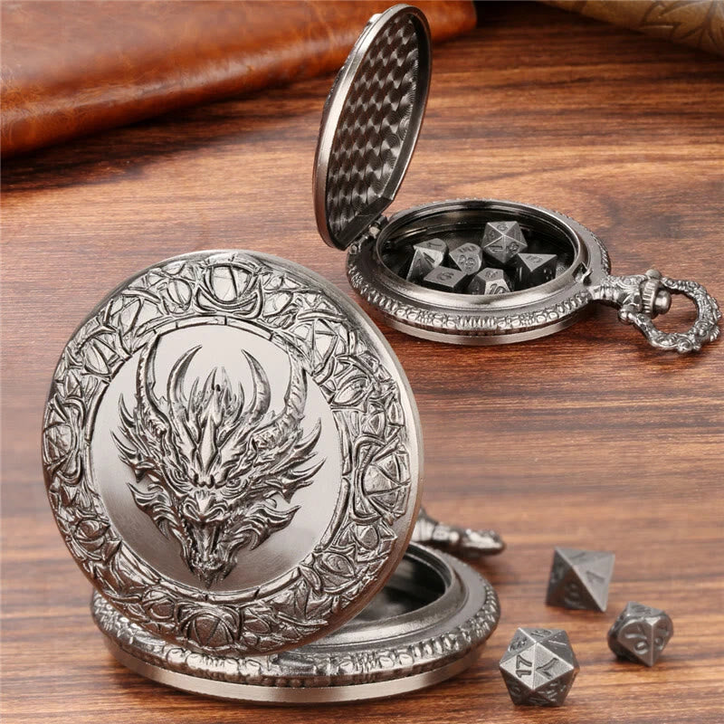 WorldNorse Viking Dragon Mini Polyhedral Dice Set Waist Chain - image 6