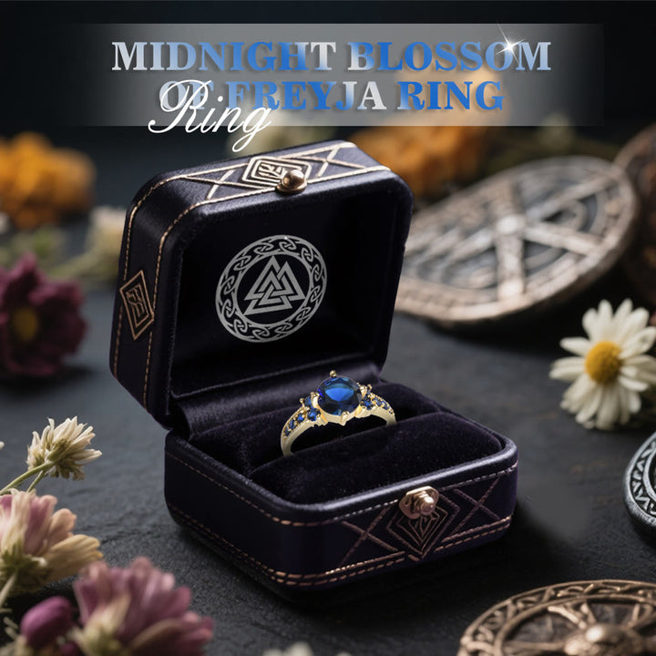 WorldNorse Midnight Blossom of Freyja Ring - image 20