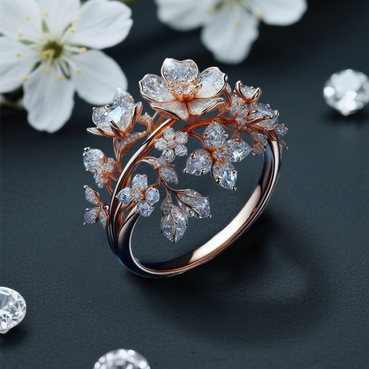 WorldNorse Frostflower of the North Ring - UK Size T1/2 (US 10) - image 0