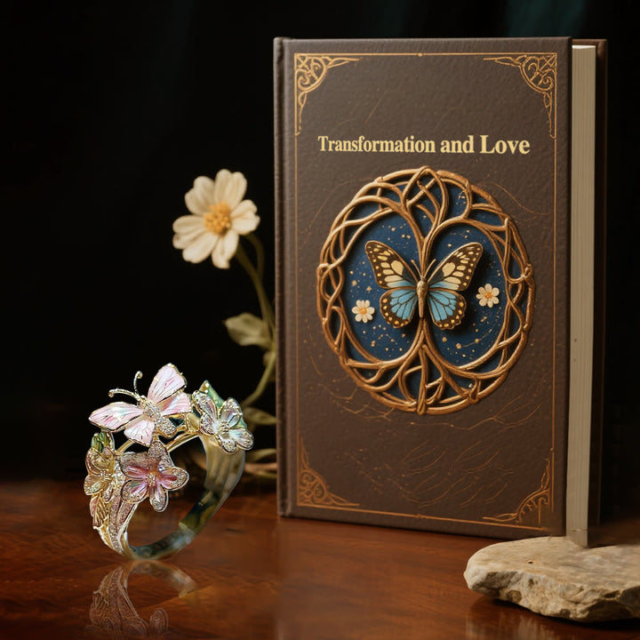 WorldNorse Whispering Blossoms Butterfly Ring - image 3