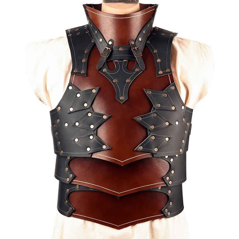 WorldNorse Medieval Renaissance Layered Buckles Shoulder Chest Armor  - image 4
