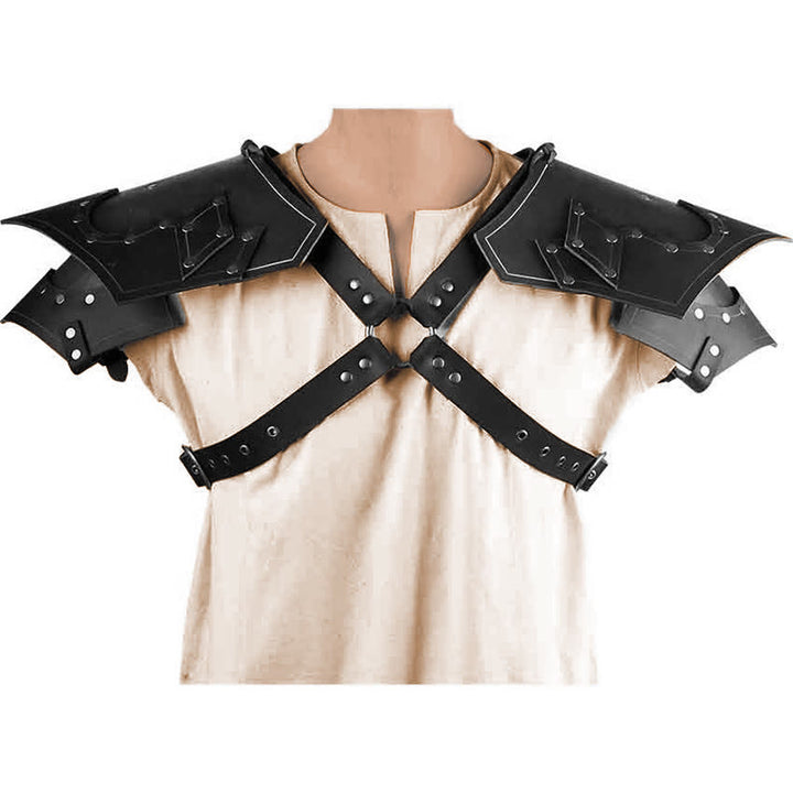 WorldNorse Medieval Renaissance Layered Buckles Shoulder Chest Armor  - image 8